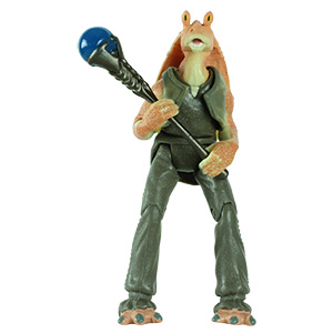 Jar Jar Binks With Kaadu