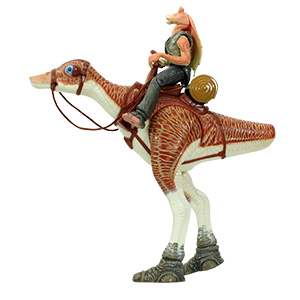 Jar Jar Binks With Kaadu