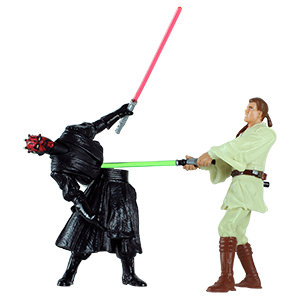 Obi-Wan Kenobi Final Lightsaber Duel 2-pack