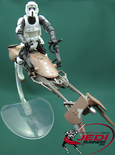 Biker Scout With Speeder Bike Movie Heroes Series