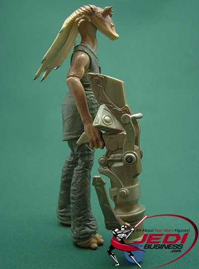Jar Jar Binks Bowcaster Fires Booma! Movie Heroes Series