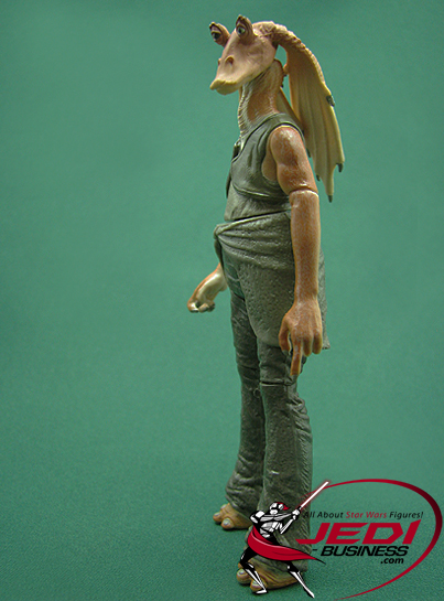 Jar Jar Binks Bowcaster Fires Booma! Movie Heroes Series