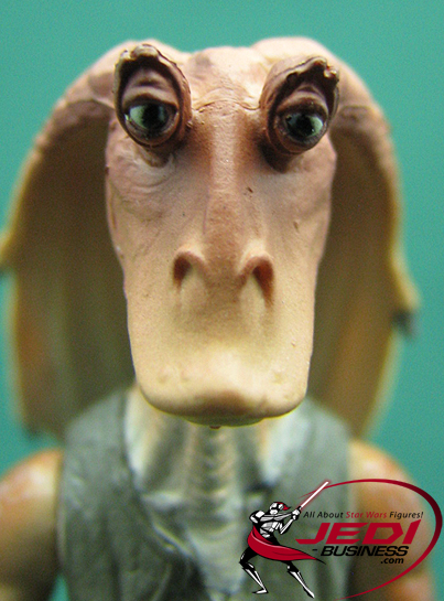 Jar Jar Binks Bowcaster Fires Booma! Movie Heroes Series
