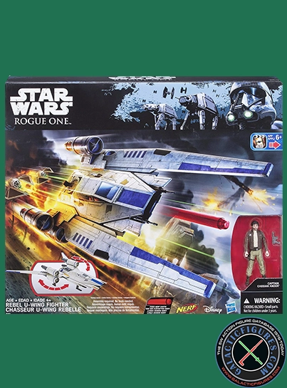 Cassian Andor With U-Wing Fighter The Rogue One Collection