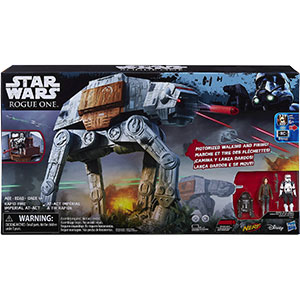 Jyn Erso With Rapid Fire Imperial AT-ACT Vehicle