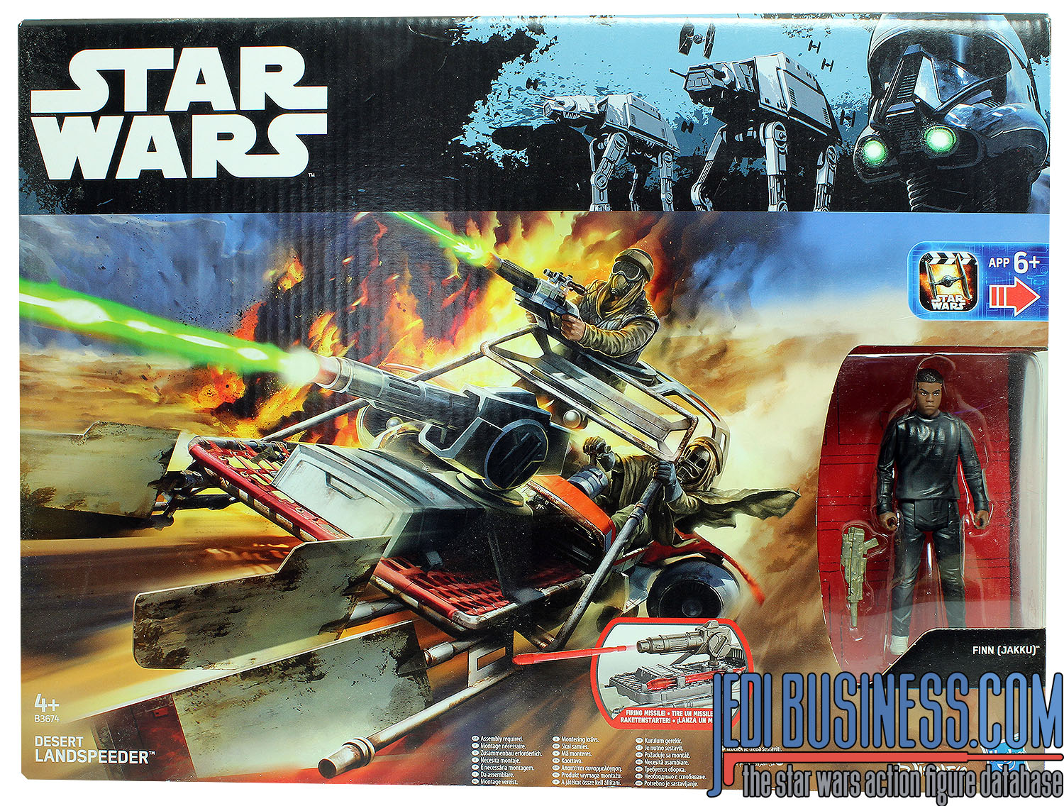 Finn With Desert Landspeeder