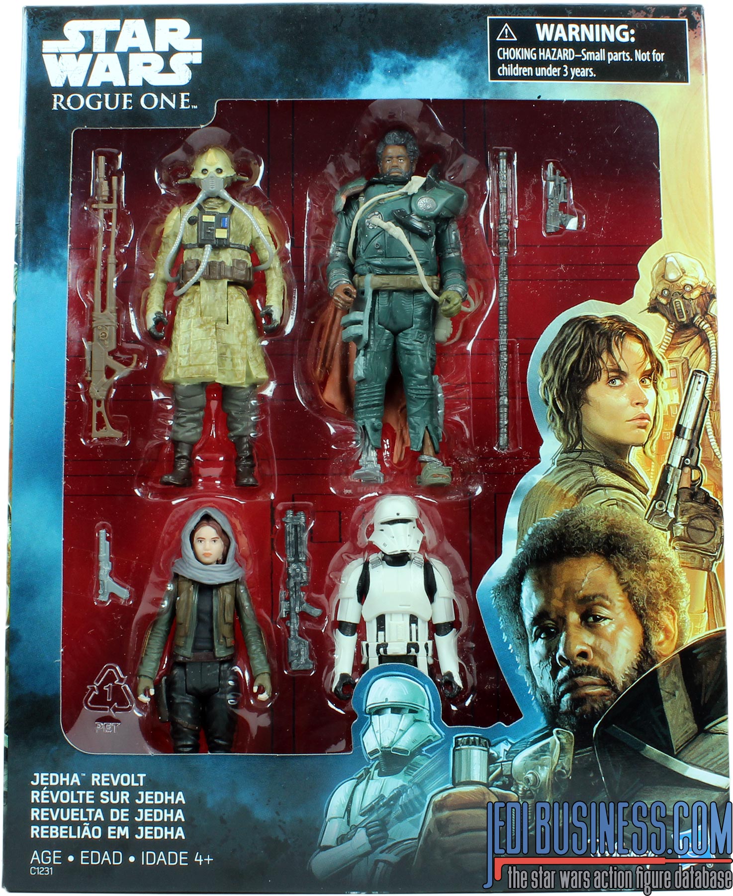 Saw Gerrera Jedha Revolt 4-Pack