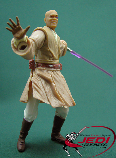 Mace Windu Geonosis With Blast-Apart Battle Droid Star Wars SAGA Series