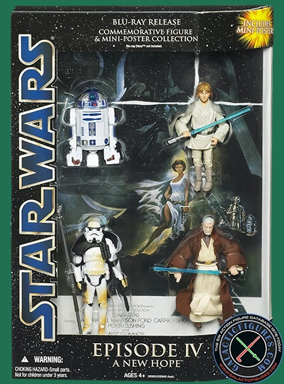 Luke Skywalker Blu-Ray 4-pack Episode 4 Shadow Of The Dark Side
