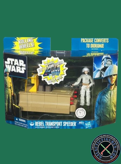 Rebel Technician With Rebel Transport Speeder Shadow Of The Dark Side