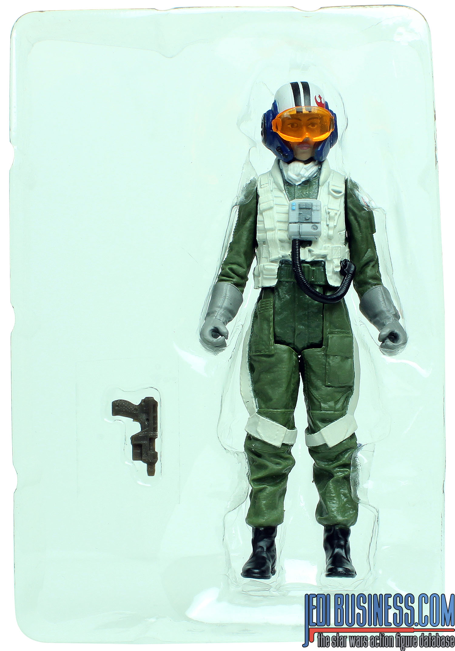 A-Wing Pilot With Red Squadron A-Wing Fighter