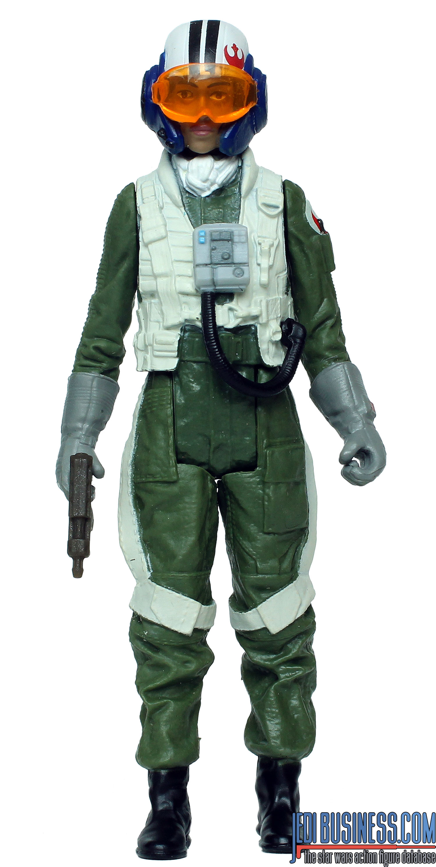 A-Wing Pilot With Red Squadron A-Wing Fighter