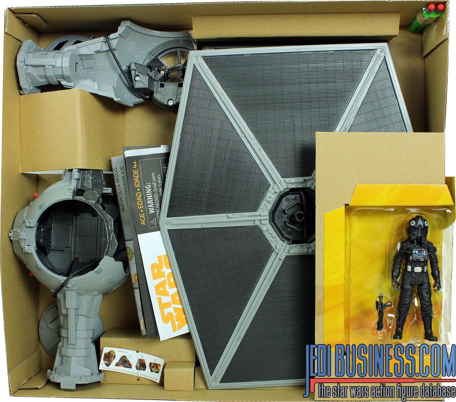 Tie Fighter Pilot With TIE Fighter