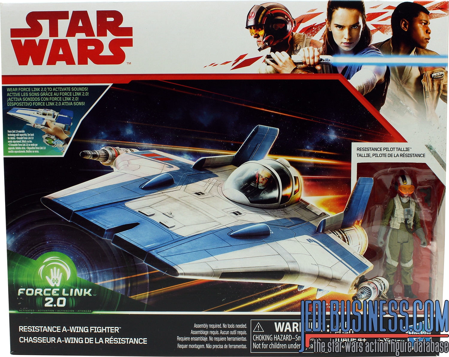 Tallie With A-Wing Fighter