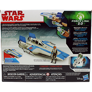 Tallie With A-Wing Fighter