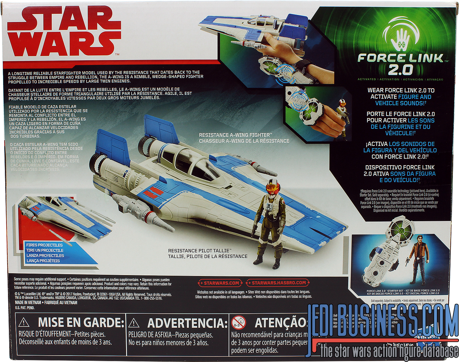 Tallie With A-Wing Fighter