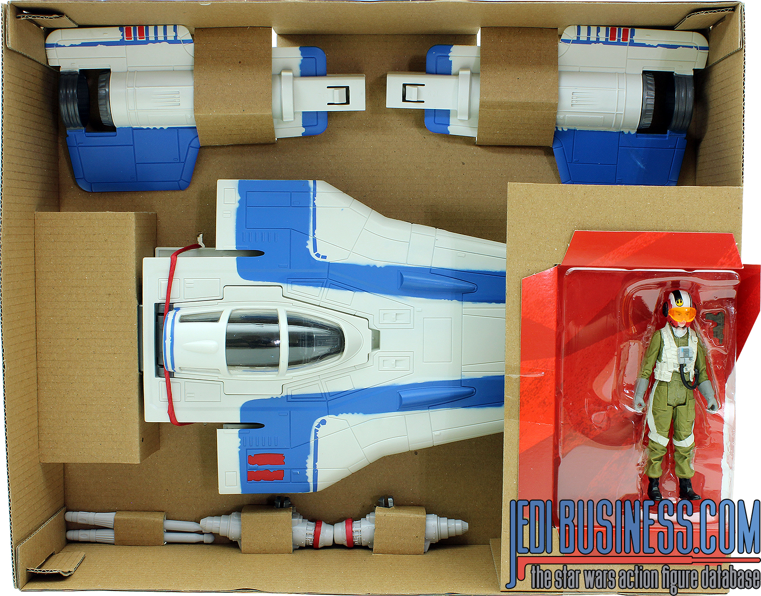 Tallie With A-Wing Fighter