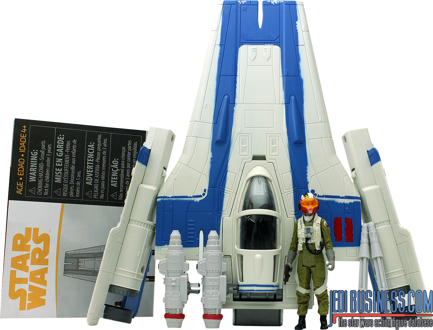 Tallie With A-Wing Fighter