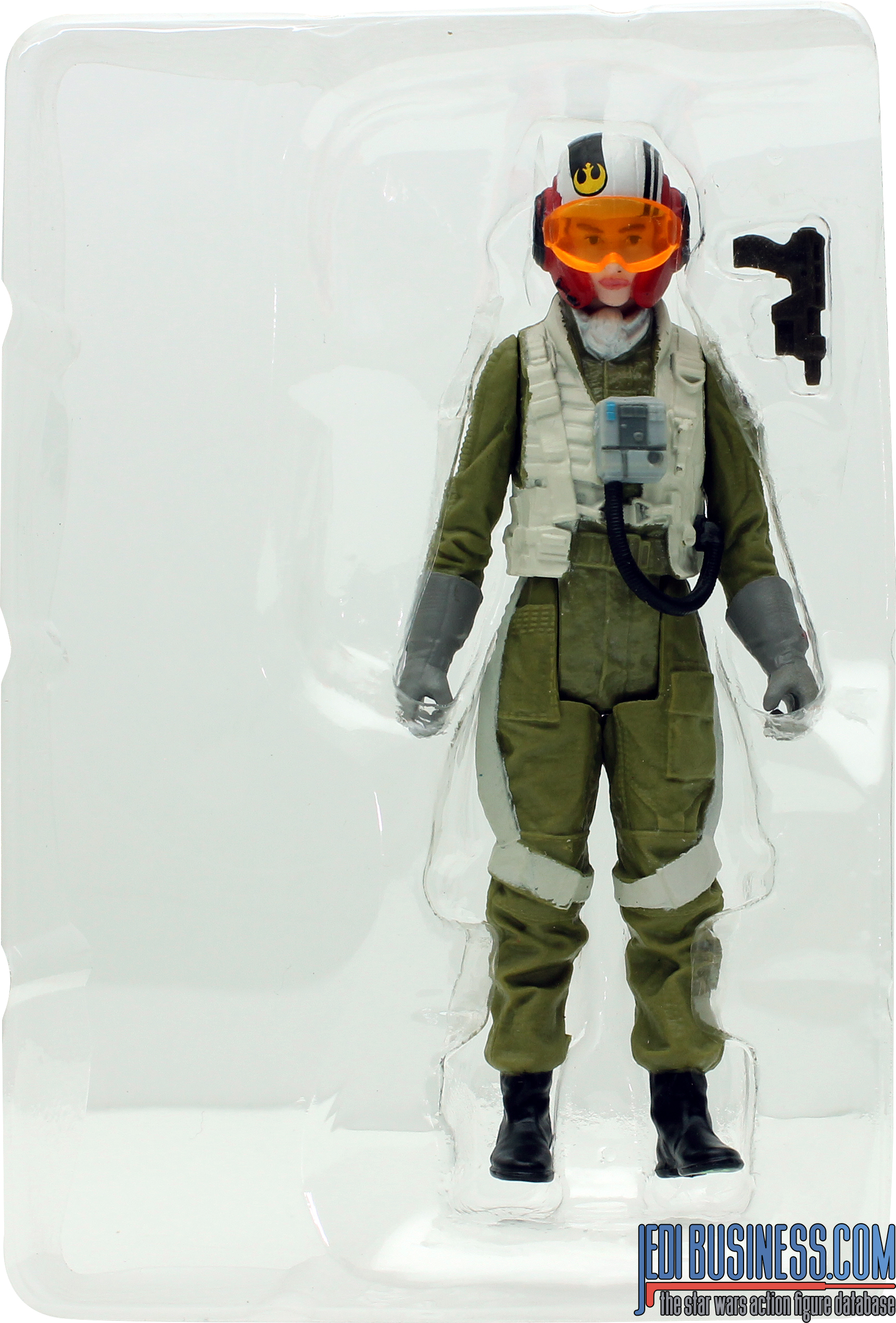 Tallie With A-Wing Fighter