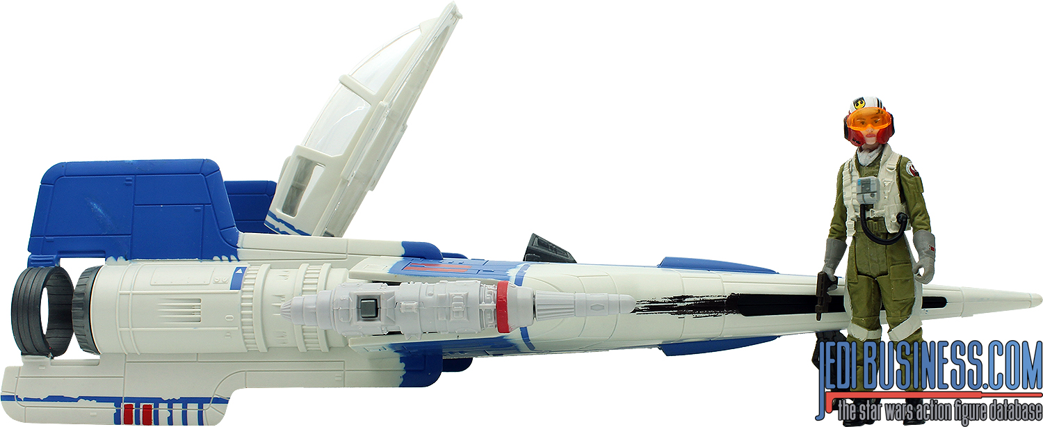 Tallie With A-Wing Fighter