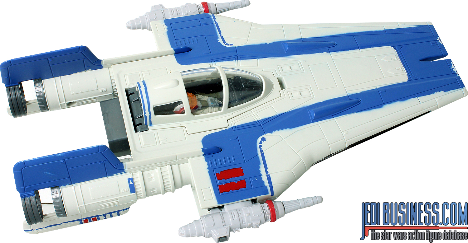 Tallie With A-Wing Fighter