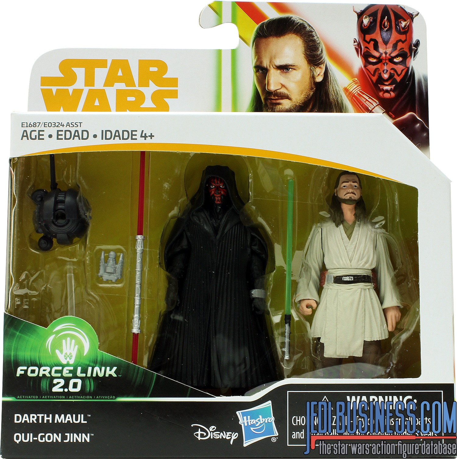Probe Droid 2-Pack #2 With Darth Maul/Qui-Gon Jinn