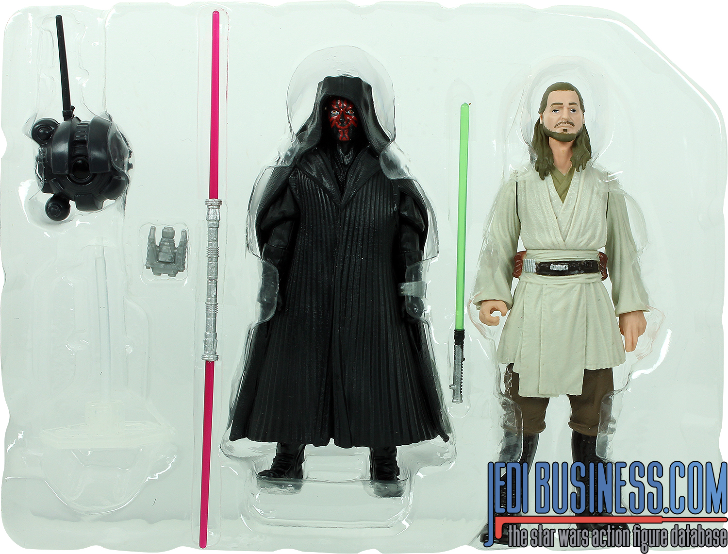 Darth Maul 2-Pack #2 With Qui-Gon Jinn/Probe Droid