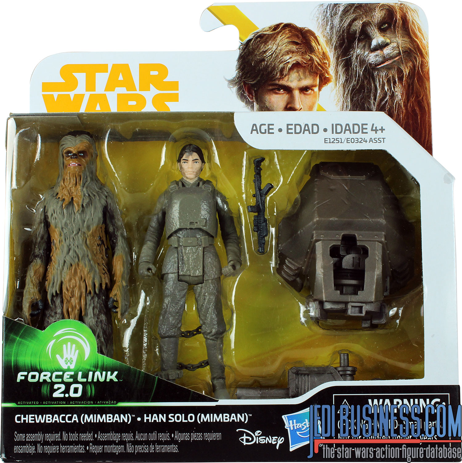 Han Solo 2-Pack #4 With Chewbacca (Mimban)