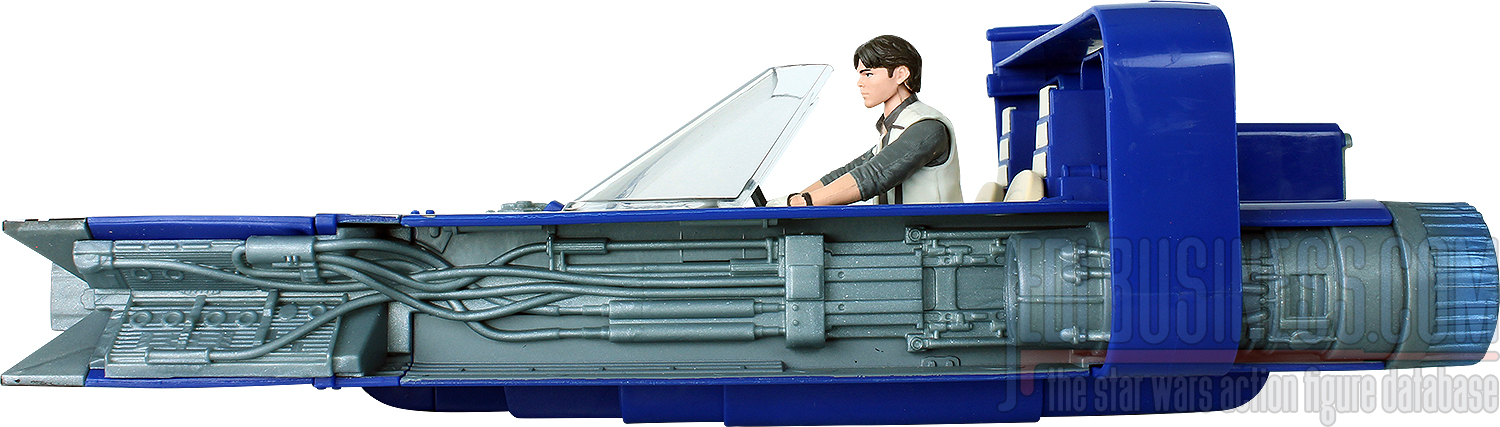 Han Solo With M-68 Landspeeder