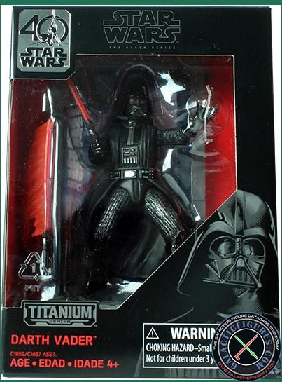 Darth Vader 40th Anniversary Titanium Series The Black Series 3.75"