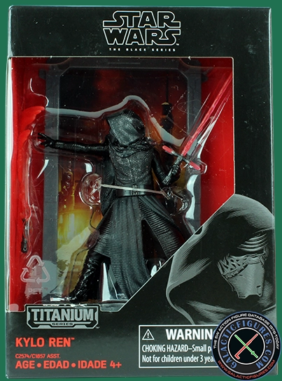 Kylo Ren The Force Awakens Titanium Series The Black Series 3.75"
