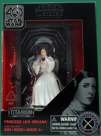 Princess Leia Organa 40th Anniversary Titanium Series The Black Series 3.75"