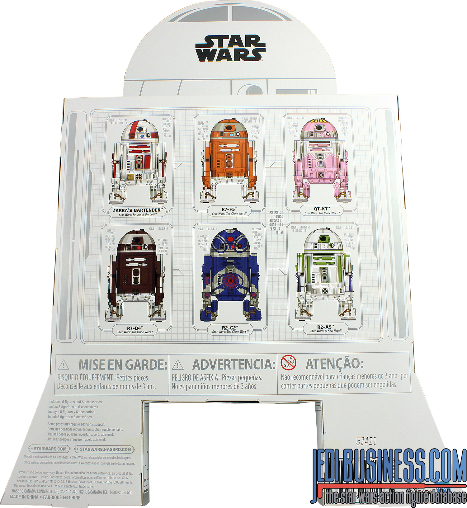 R2-C2 Entertainment Earth 6-Pack