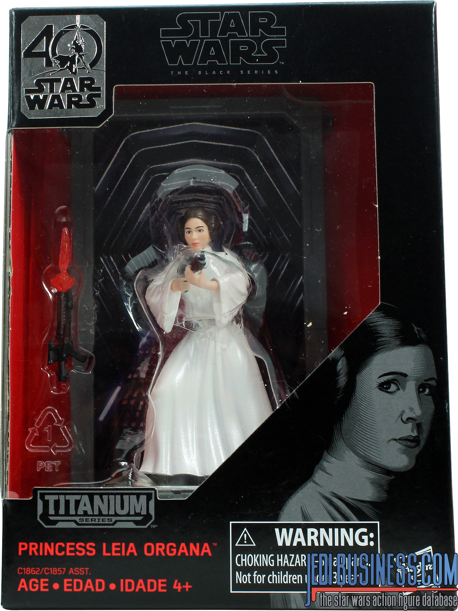 Princess Leia Organa 40th Anniversary Titanium Series