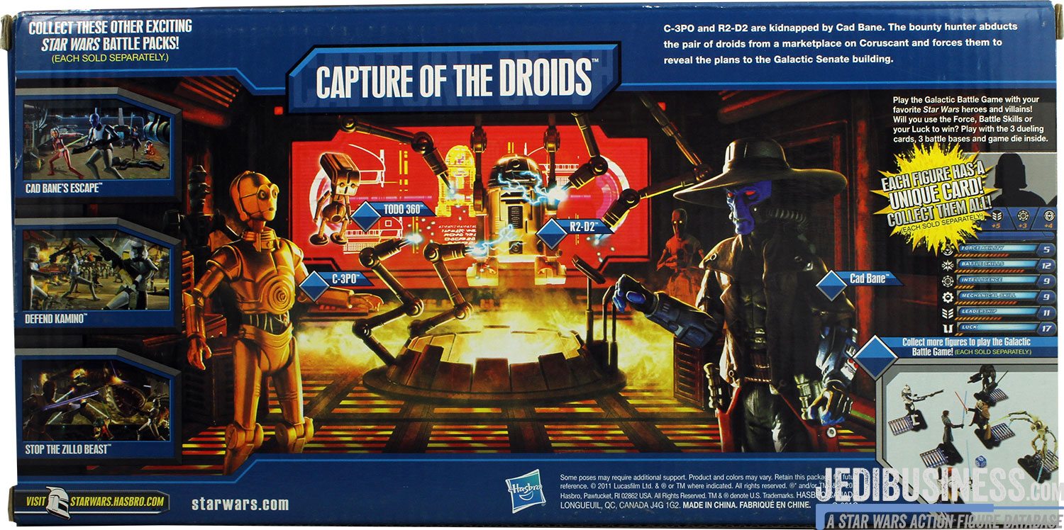 Cad Bane Capture Of The Droids 4-Pack