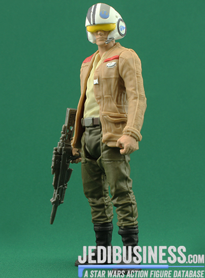 Poe Dameron With Resistance X-Wing Fighter The Force Awakens Collection