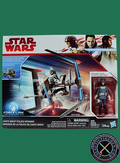 Canto Bight Police Officer With Canto Bight Police Speeder The Last Jedi Collection
