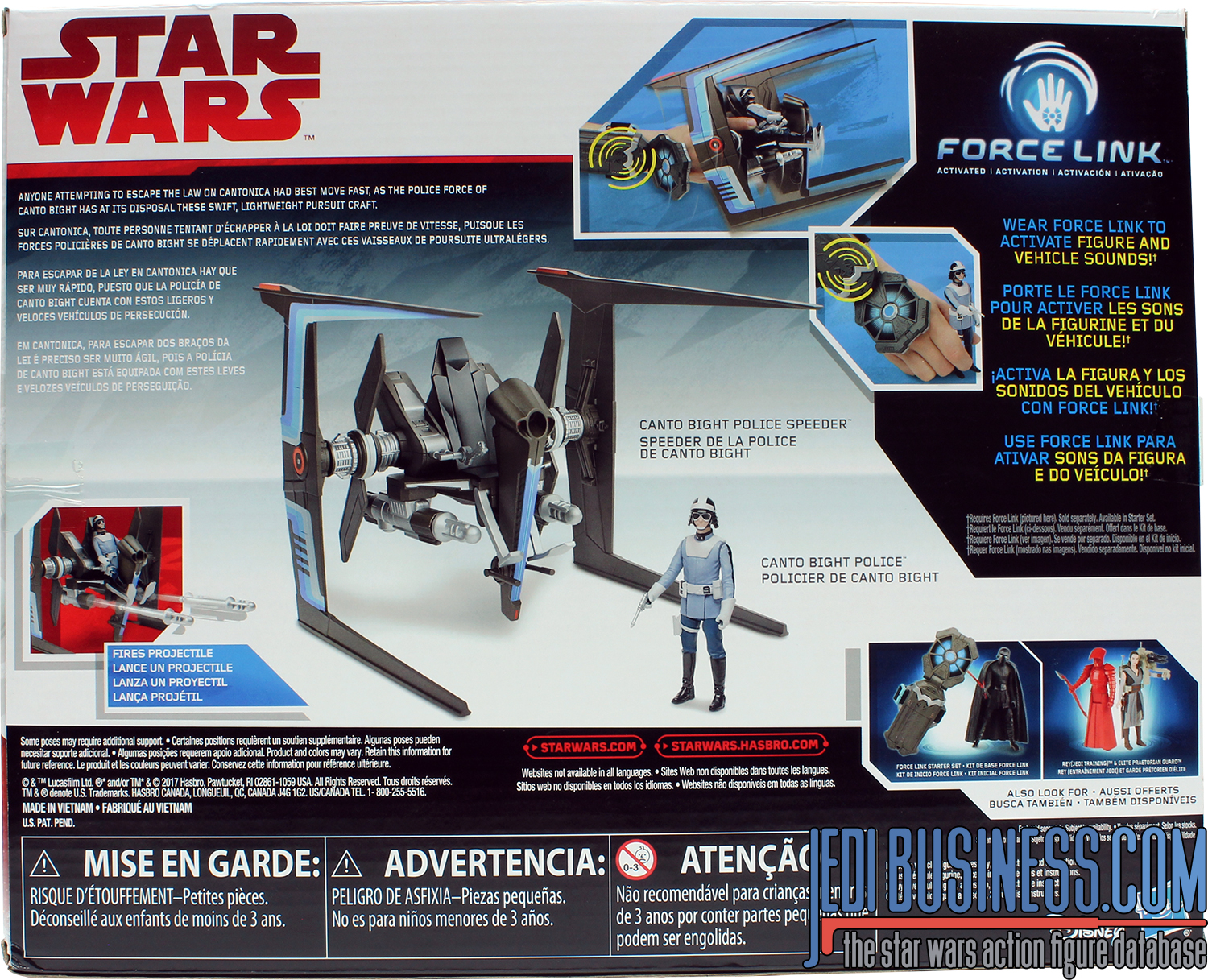 Canto Bight Police Officer With Canto Bight Police Speeder