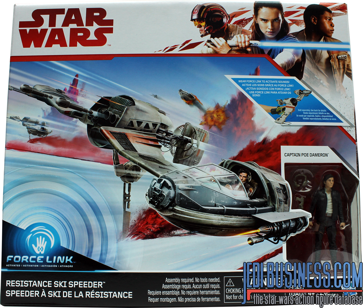 Poe Dameron With Ski Speeder