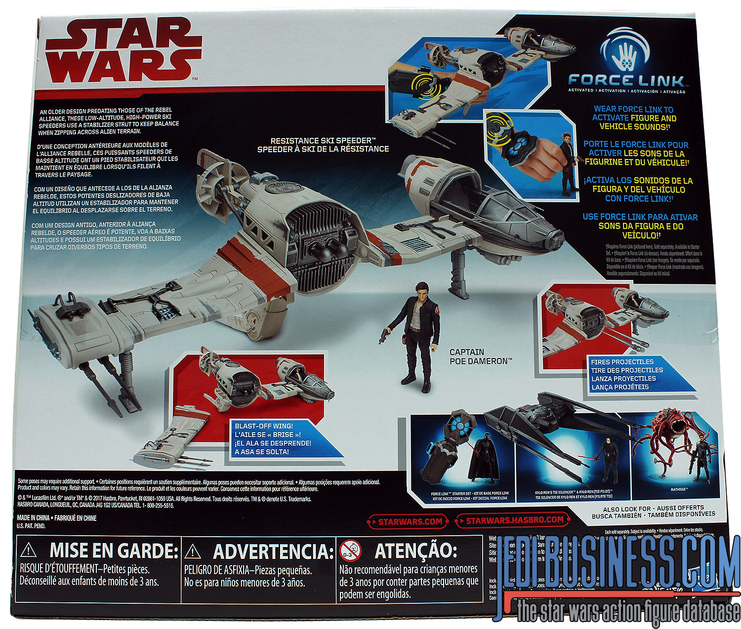 Poe Dameron With Ski Speeder