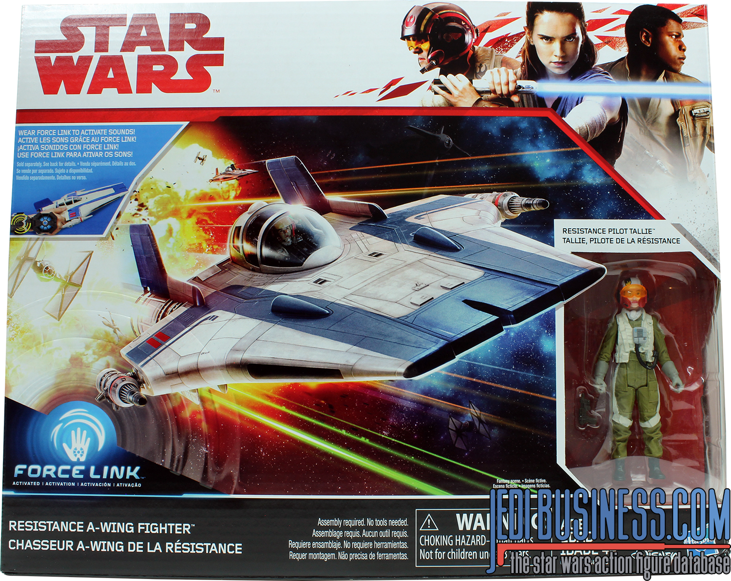 Tallie With A-Wing Fighter