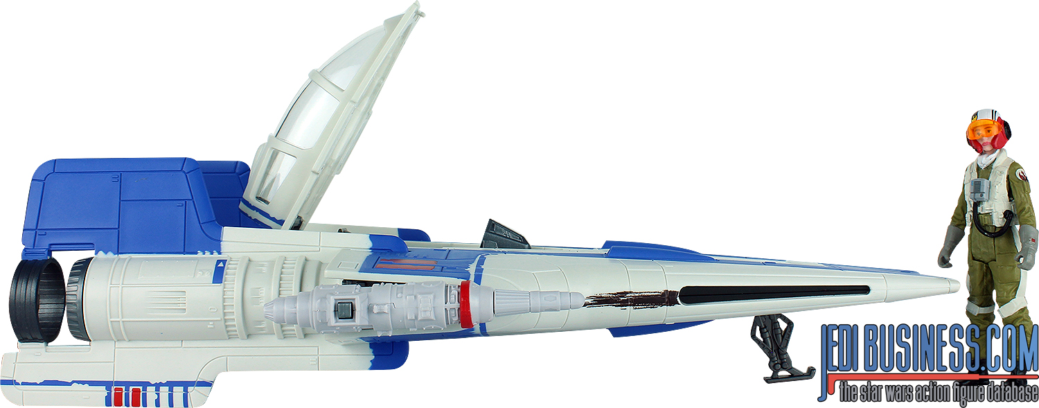 Tallie With A-Wing Fighter