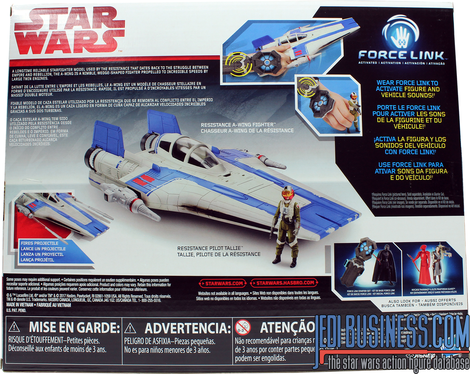 Tallie With A-Wing Fighter