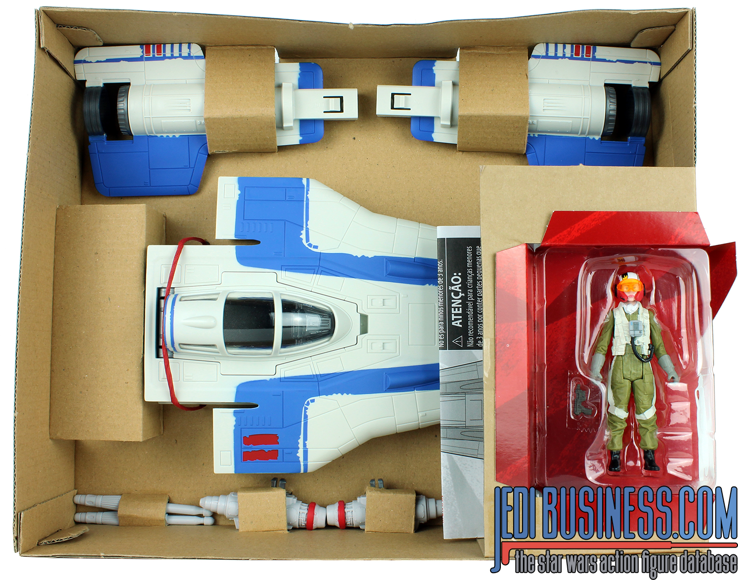 Tallie With A-Wing Fighter