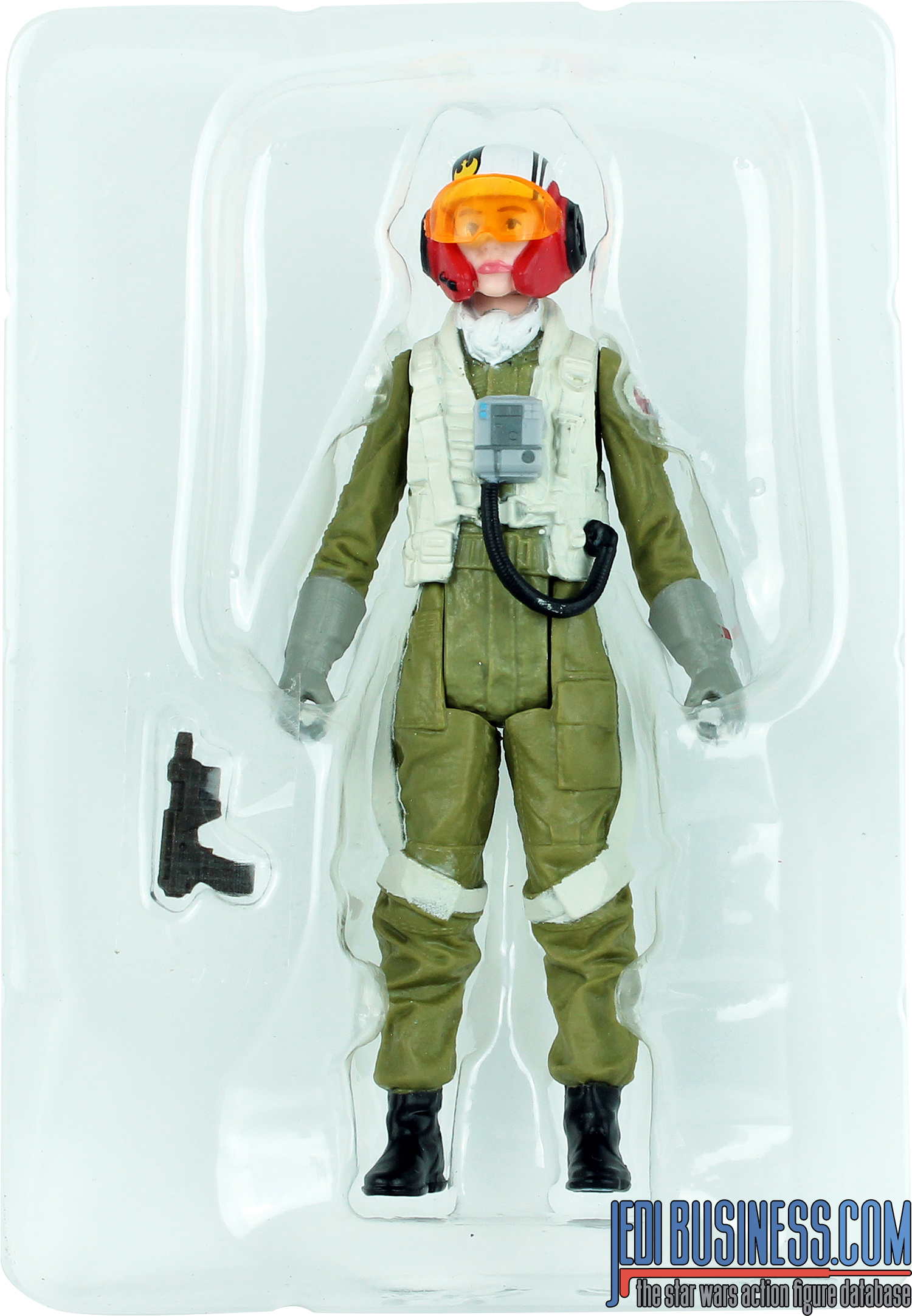 Tallie With A-Wing Fighter