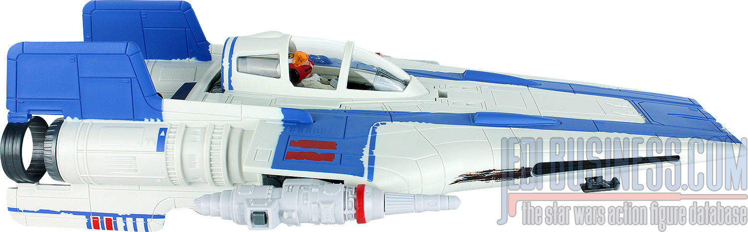 Tallie With A-Wing Fighter