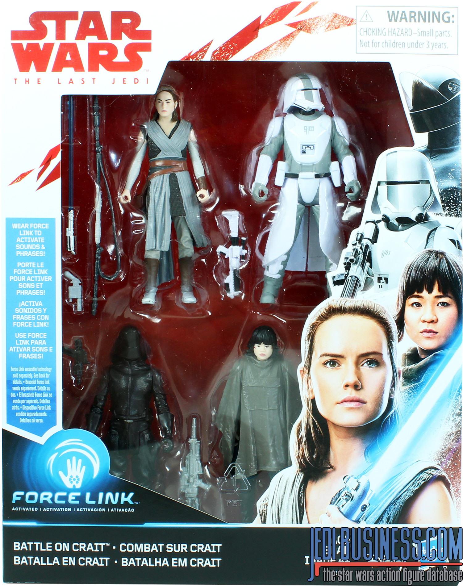 Rey Battle On Crait 4-Pack