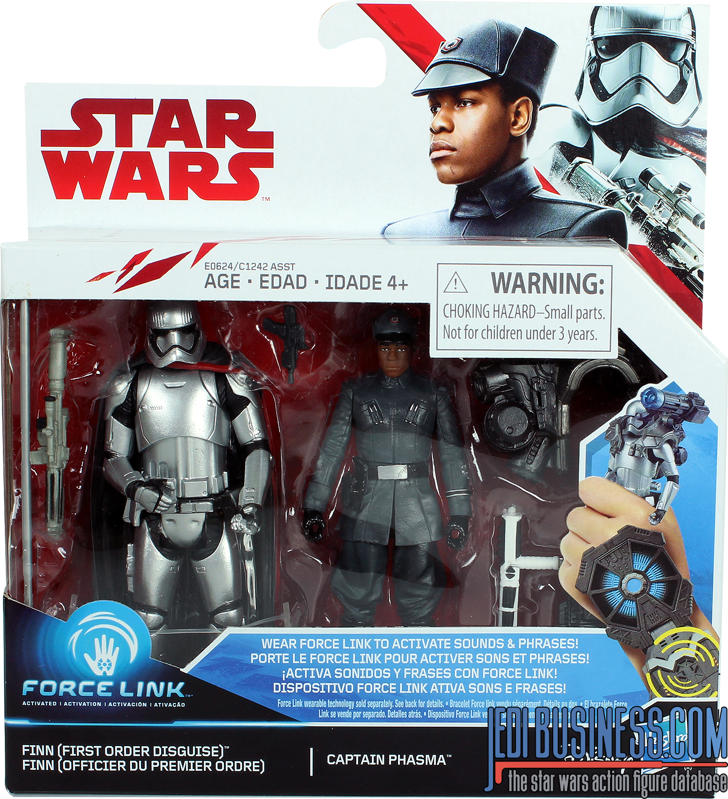 Captain Phasma 2-Pack #5 With Finn (First Order Disguise)