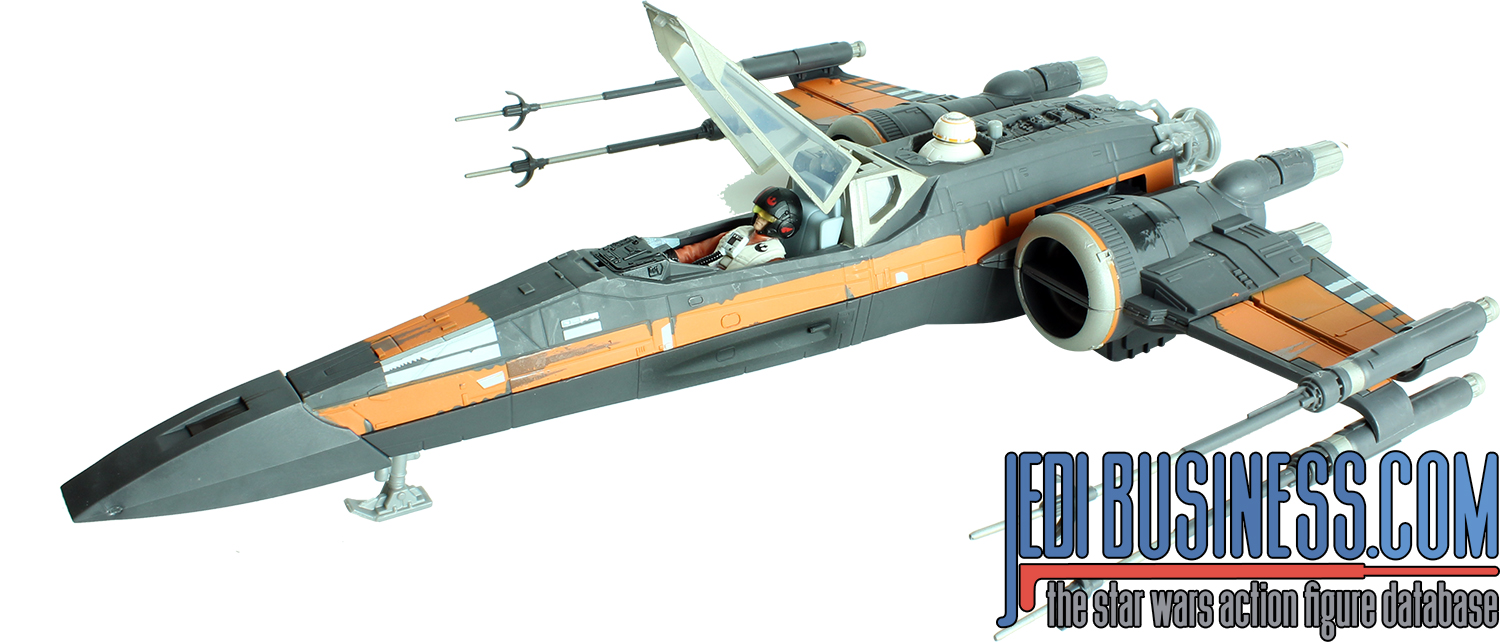 Poe Dameron With X-Wing Fighter