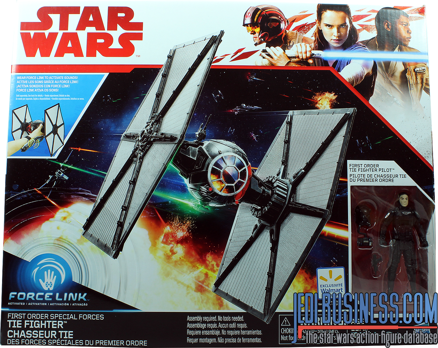 Tie Fighter Pilot With Tie Fighter